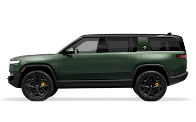 2025 R1S Forest Green side view