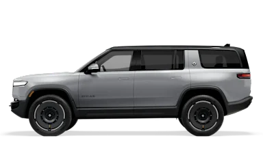 2025 R1S LA Silver side view
