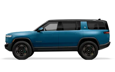 2026 R1S Rivian Blue side view