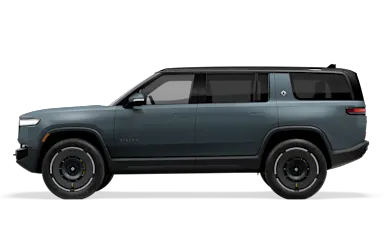 2026 R1S Storm Blue side view