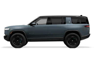 2026 R1S Storm Blue side view