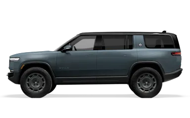 2026 R1S Storm Blue side view