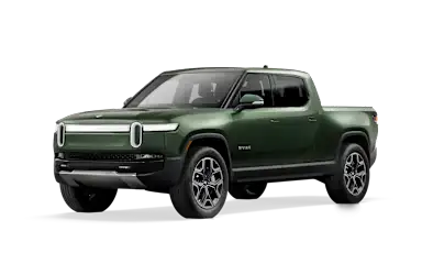 2023 R1T Forest Green front view