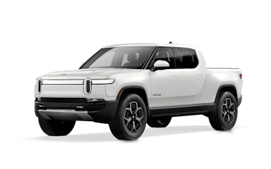 2023 R1T Glacier White front view