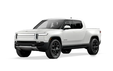 2023 R1T Glacier White front view