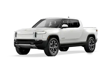 2023 R1T Glacier White front view