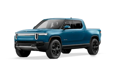 2025 R1T Rivian Blue front view