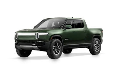 2023 R1T Forest Green front view