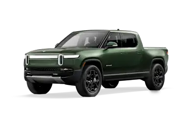 2023 R1T Forest Green front view
