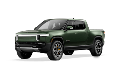 2023 R1T Forest Green front view