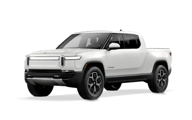 2023 R1T Glacier White front view