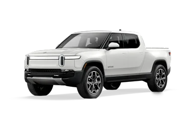 2023 R1T Glacier White front view