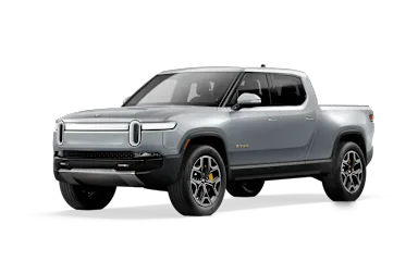 2022 R1T LA Silver front view