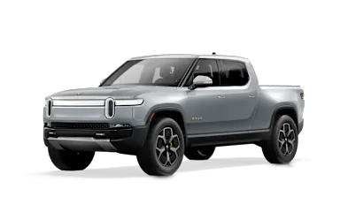 2022 R1T LA Silver front view