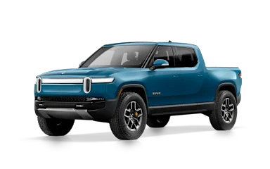 2022 R1T Rivian Blue front view
