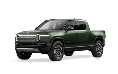 2025 R1T Forest Green front view