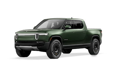2025 R1T Forest Green front view