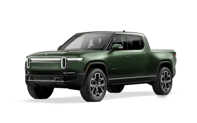 2025 R1T Forest Green front view