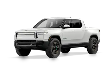 2026 R1T Glacier White front view