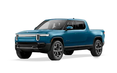 2026 R1T Rivian Blue front view