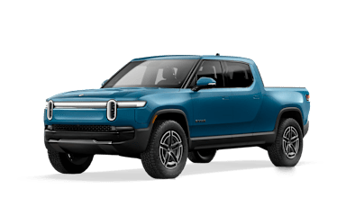 2025 R1T Rivian Blue front view