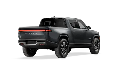 2023 R1T El Cap Granite alternative rear view