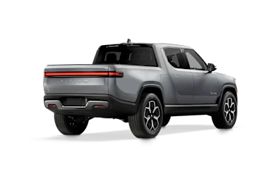 2024 R1T LA Silver alternative rear view
