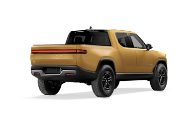 2022 R1T Compass Yellow alternative rear view