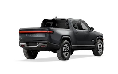 2023 R1T El Cap Granite alternative rear view