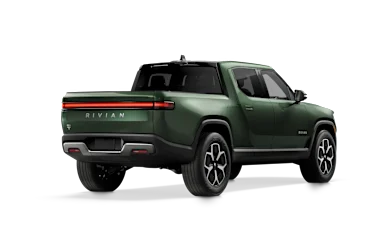 2023 R1T Forest Green alternative rear view