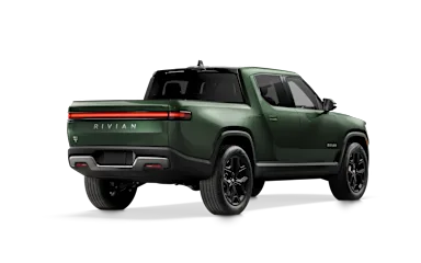 2023 R1T Forest Green alternative rear view