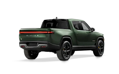 2022 R1T Forest Green alternative rear view