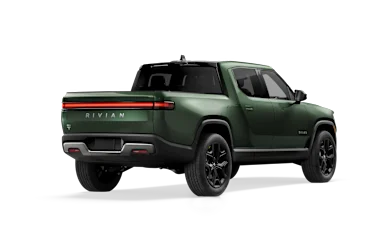 2025 R1T Forest Green alternative rear view