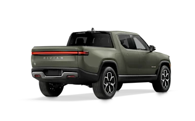 2022 R1T Launch Green alternative rear view