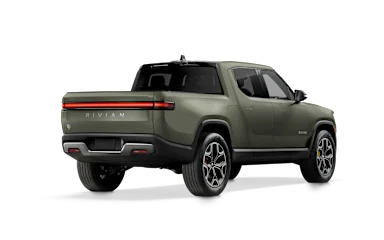 2023 R1T Launch Green alternative rear view