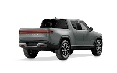 2024 R1T Limestone alternative rear view