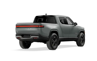 2023 R1T Limestone alternative rear view