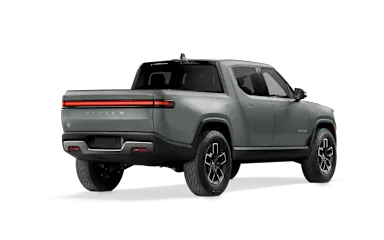 2022 R1T Limestone alternative rear view