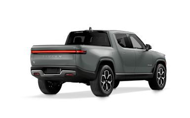 2022 R1T Limestone alternative rear view