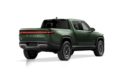 2025 R1T Forest Green alternative rear view