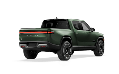 2025 R1T Forest Green alternative rear view