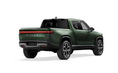 2025 R1T Forest Green alternative rear view