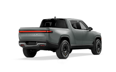 2025 R1T Limestone alternative rear view