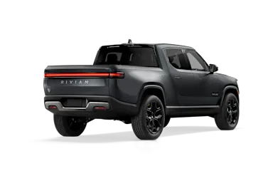 2025 R1T El Cap Granite alternative rear view