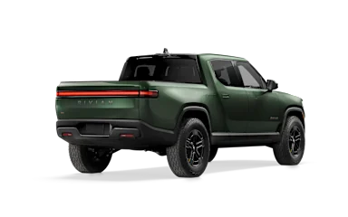 2025 R1T Forest Green alternative rear view