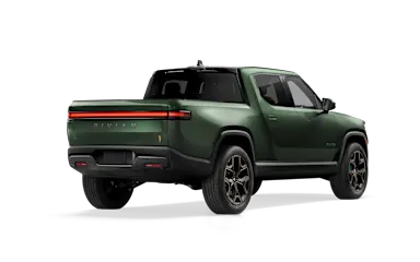 2026 R1T Forest Green alternative rear view