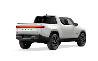 2026 R1T Glacier White alternative rear view