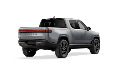 2026 R1T LA Silver alternative rear view