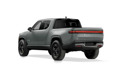 2023 R1T Limestone rear view