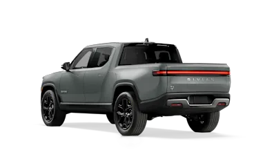 2023 R1T Limestone rear view